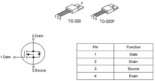 MOS管KNX4890A 9A/900V規格書 參數 封裝-免費送樣 原廠直銷-KIA MOS管