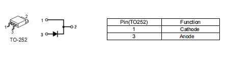快恢復二極管KIA05TB40 5A 400V參數(shù)TO-252現(xiàn)貨-KIA MOS管