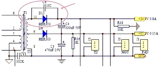 電源 二極管 并聯 電容
